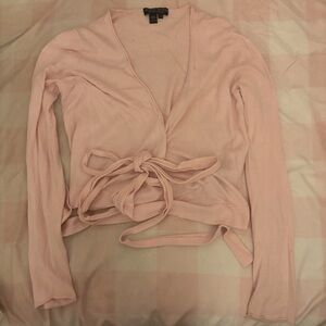 ralph lauren ballet wrap sweater ♡